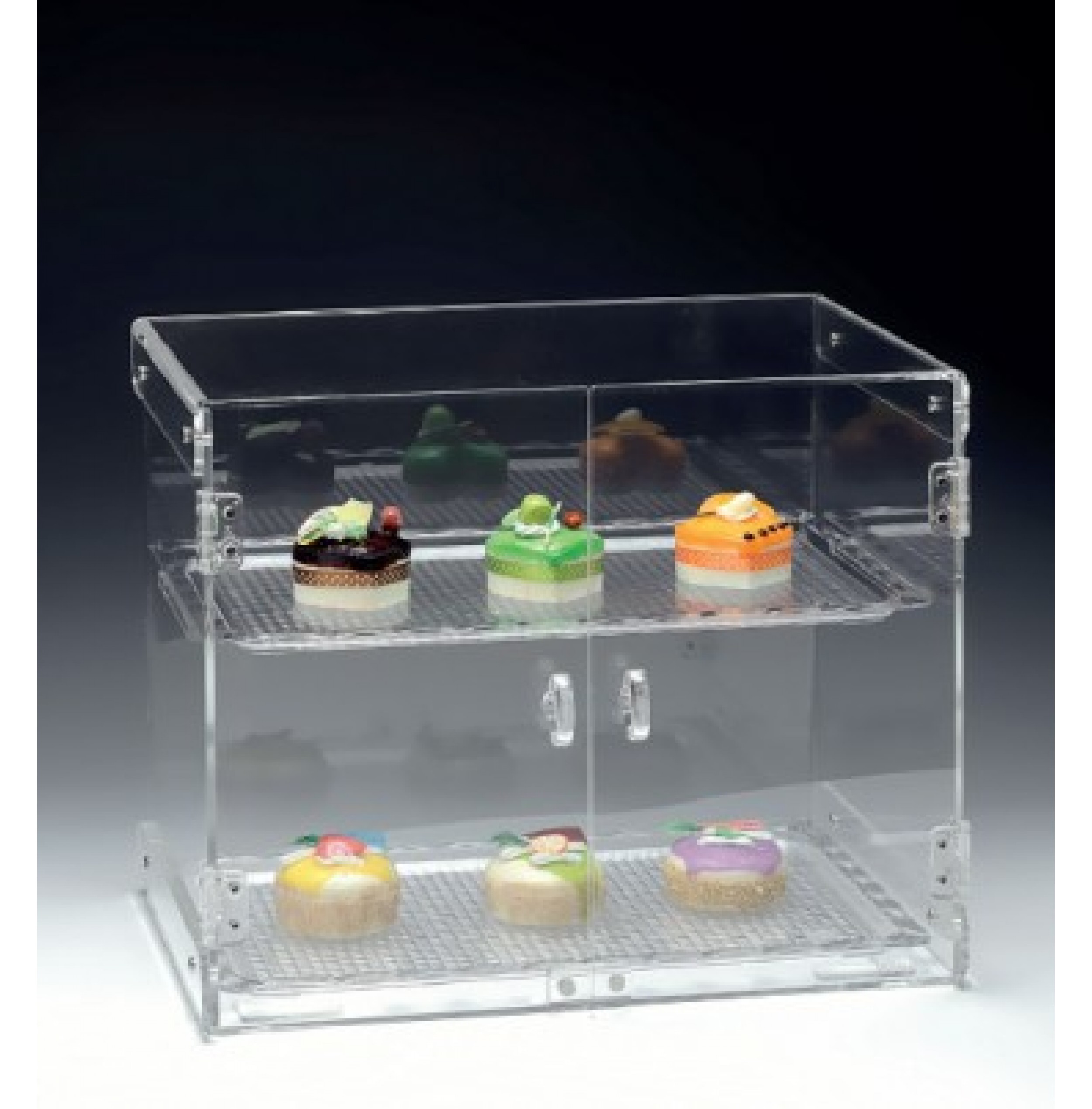 POLİKARBONAT TEPSİLİ TEŞHİR STANDI 45 X 31 X H:37 Cm